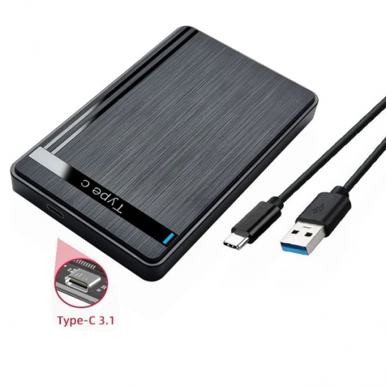 Faween 25411 Type C EkoBox 2.5 Sata HDD Kutusu Siyah